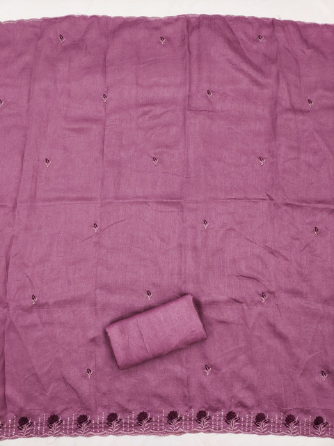 Rangtulika Ethnics Embroidered Unstitched Dress Material - Image 4