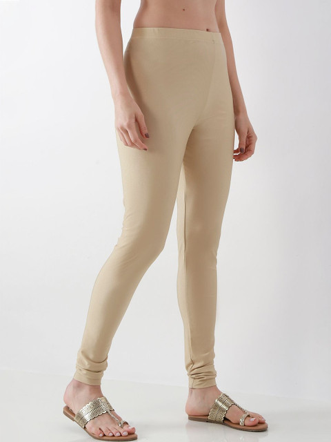 Biba Women Solid Churidar Length Leggings - Image 3