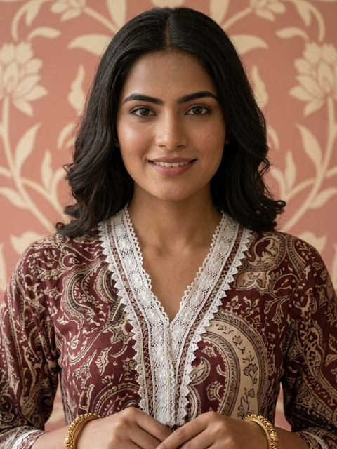NAVYAAZRI Women Paisley Printed Kurta - Image 4