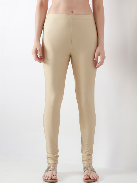 Biba Women Solid Churidar Length Leggings