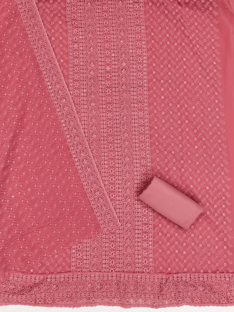 Panzora Embroidered Unstitched Dress Material - Image 3
