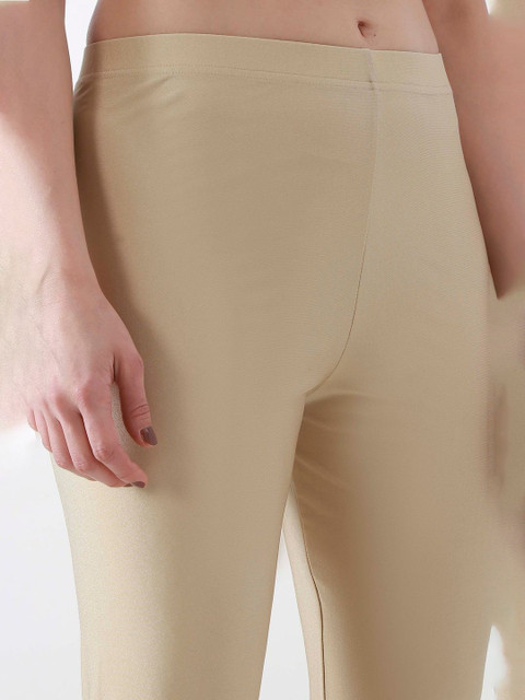 Biba Women Solid Churidar Length Leggings - Image 5