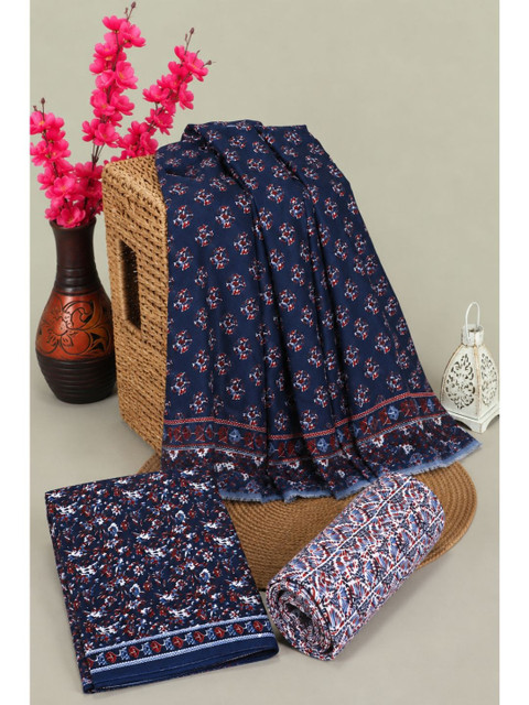 Dhaaga Ghar Printed Unstitched Dress Material - Image 2
