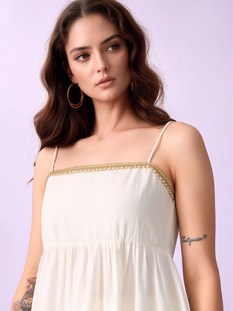 Roadster Embellished Top with Palazzos - Image 5