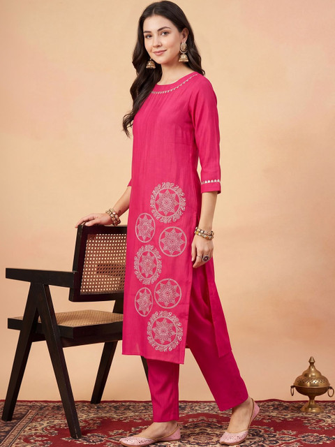 Indo Era Printed Tunic with Trousers