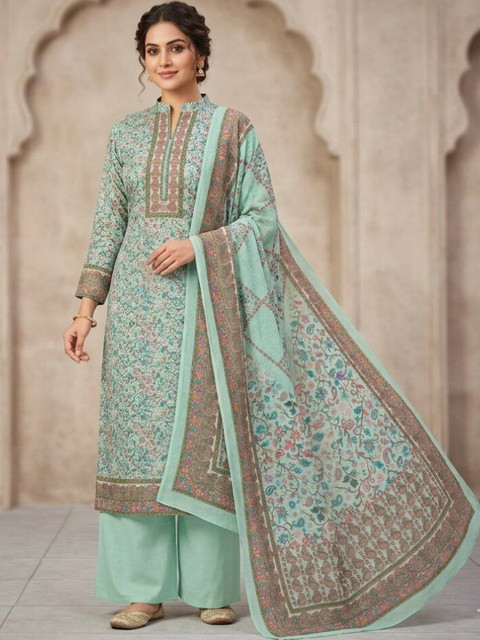 KTI Printed Unstitched Dress Material
