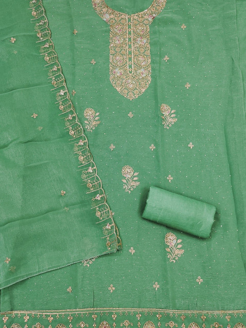 KALINI Embroidered Unstitched Dress Material - Image 3