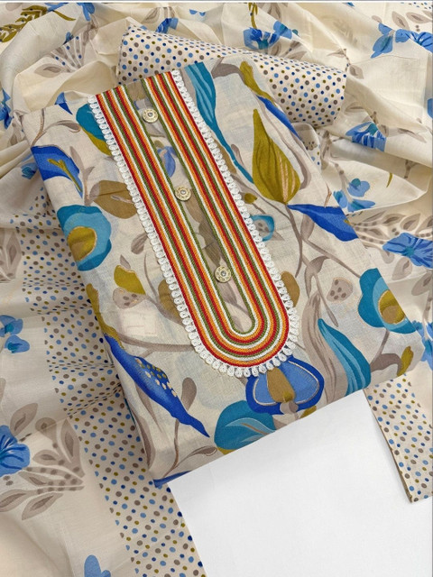 FashionsEye Printed Unstitched Dress Material - Image 3