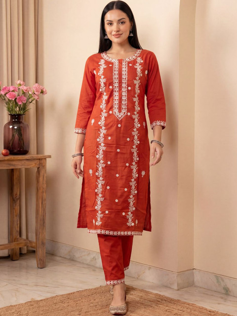 Indo Era Embroidered Tunic with Trousers