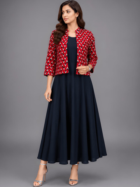 HARAYE Print Maxi Dress