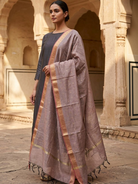 Dupatta Bazaar Woven Design Dupatta with Zari