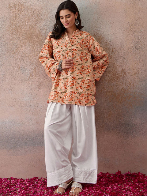 SKYLEE Floral Printed Tunic with Palazzos