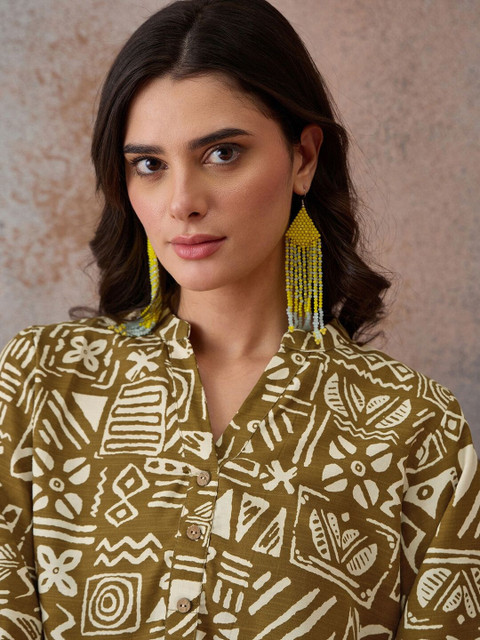 SKYLEE Printed Top with Palazzos - Image 2