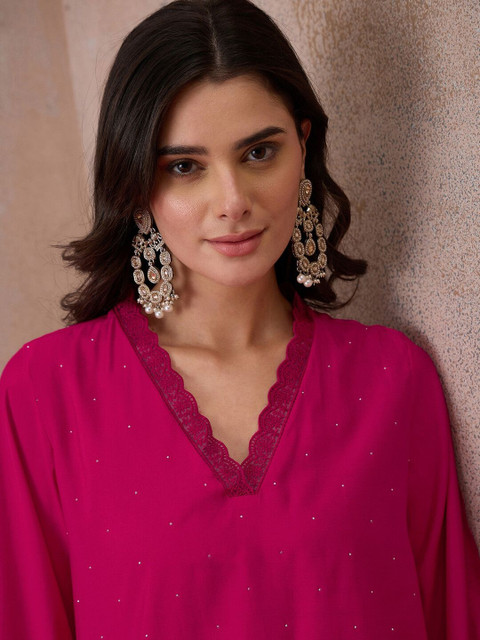 SKYLEE Embellished Tunic with Palazzos - Image 2