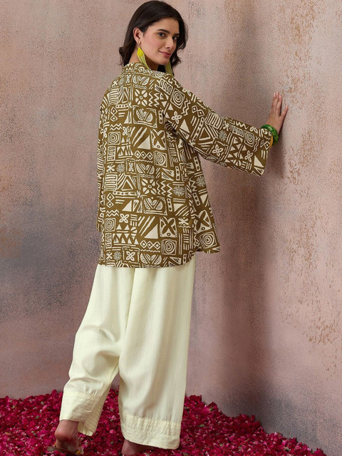 SKYLEE Printed Top with Palazzos - Image 3