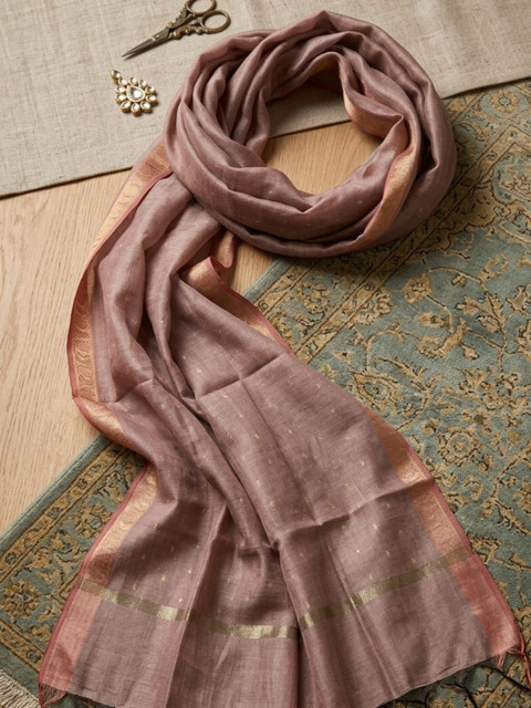 Dupatta Bazaar Woven Design Dupatta with Zari - Image 2