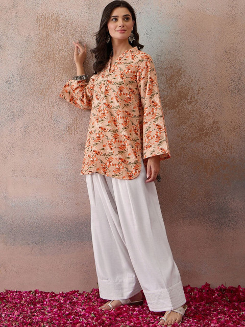SKYLEE Floral Printed Tunic with Palazzos - Image 6