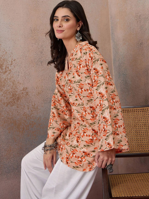 SKYLEE Floral Printed Tunic with Palazzos - Image 5