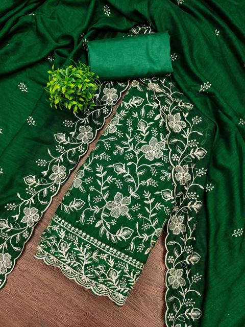 Rangtulika Ethnics Embroidered Unstitched Dress Material