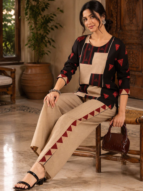 GULMEHAK Cotton Printed Tunic with Palazzos