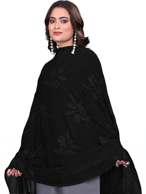KALINI Embroidered Dupatta with Thread Work - Image 2
