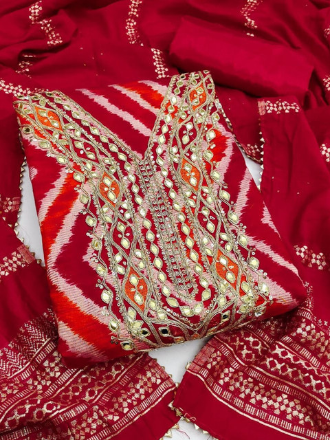 Rangtulika Ethnics Printed Unstitched Dress Material