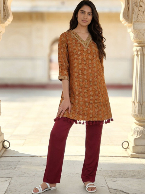 Rangita Printed Tunic with Trousers