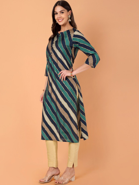 Sangria Women Printed Kurta - Image 2