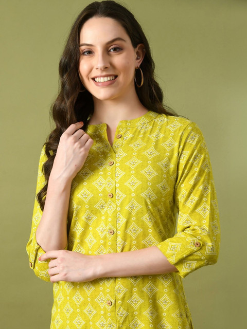 Sangria Women Ethnic Motifs Printed Kurta - Image 2
