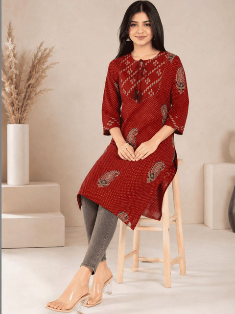 KALINI Women Paisley Printed Kurta - Image 4