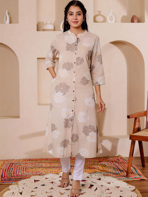Sangria Women Floral Printed Kurta
