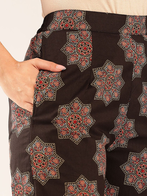 SZN Cotton Printed Tunic with Palazzos - Image 5