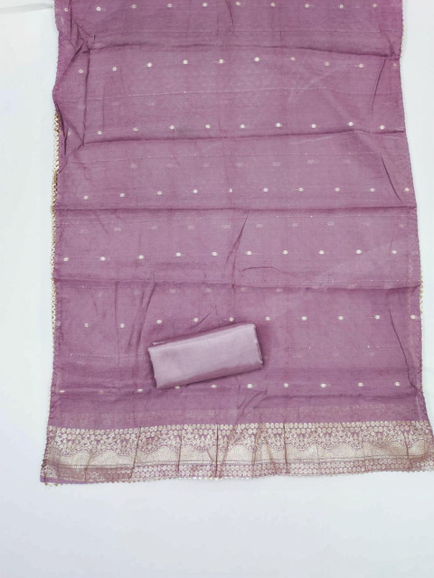 Rangtulika Ethnics Embroidered Unstitched Dress Material - Image 4