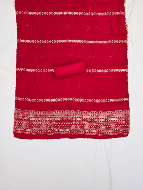Rangtulika Ethnics Printed Unstitched Dress Material - Image 4