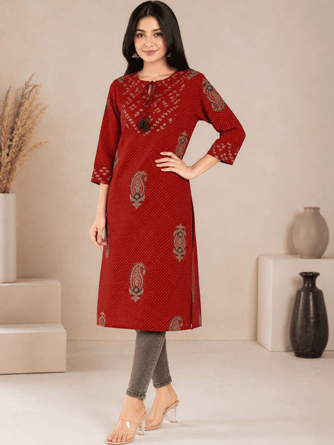 KALINI Women Paisley Printed Kurta - Image 5
