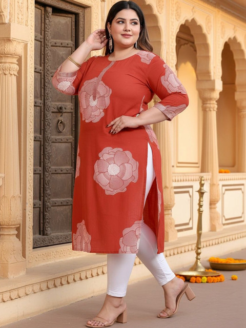 KALINI Women Floral Printed Floral Kurta - Image 4