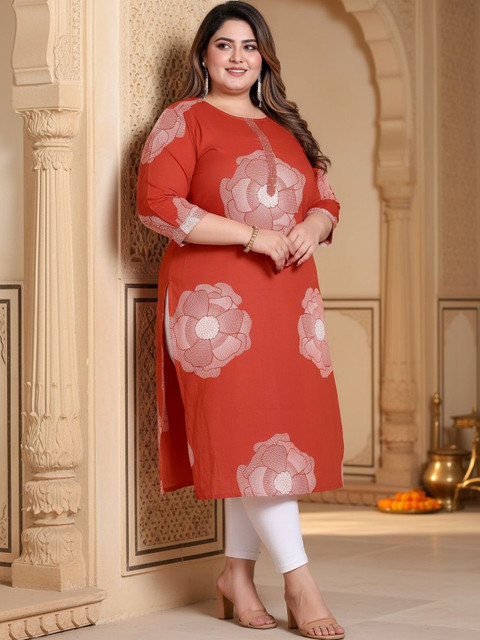 KALINI Women Floral Printed Floral Kurta - Image 7