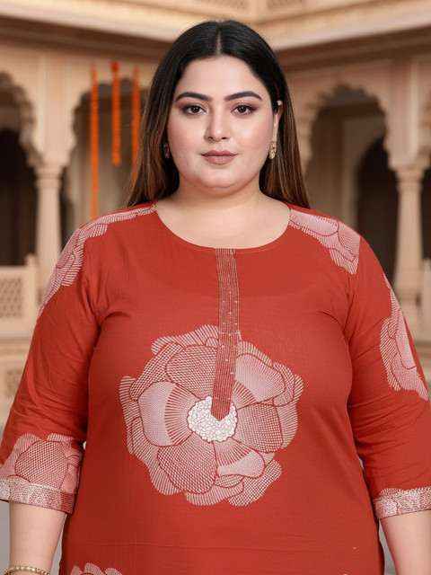KALINI Women Floral Printed Floral Kurta - Image 3