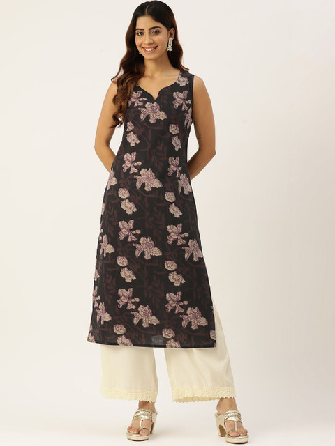 FERANOID Women Floral Printed Floral Kurta