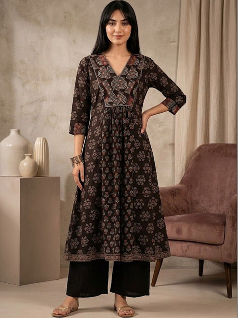 KALINI Women Ethnic Motifs Printed Indie Prints Kurta
