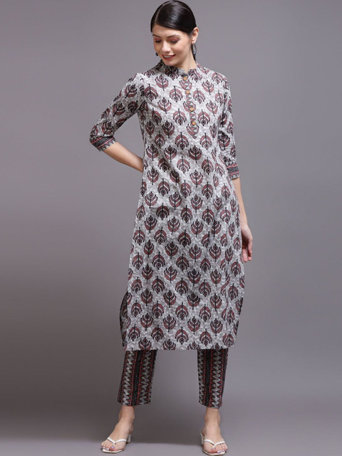 Milvia Women Ethnic Motifs Printed Indie Prints Cotton Kurta