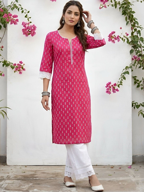 Nayo Women Ethnic Motifs Printed Indie Prints Kurta