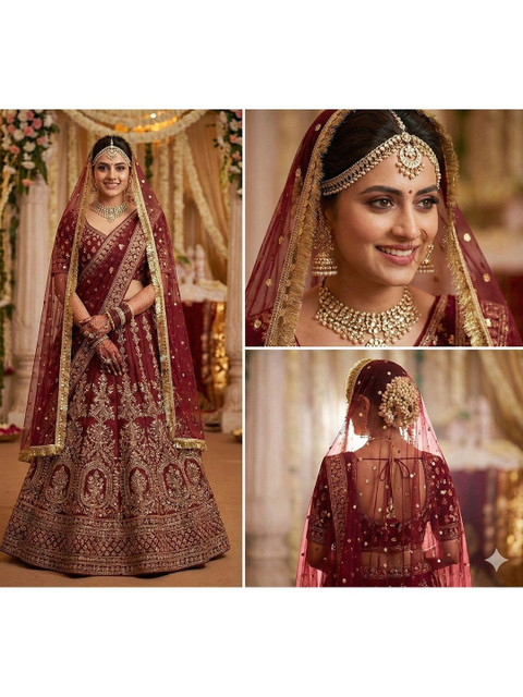 Navti Creations Embroidered Sequinned Dupatta