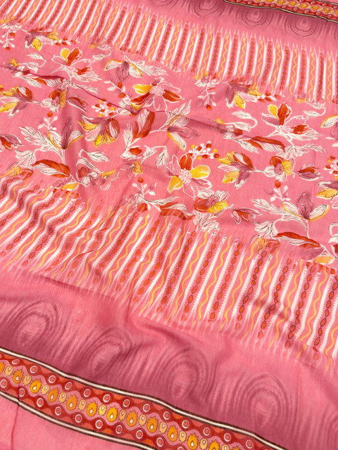 CLEMIRA Printed Pure Cotton Unstitched Dress Material - Image 3