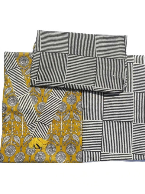 GC 80 BY GAURI COLLECTION Printed Pure Cotton Unstitched Dress Material - Image 2