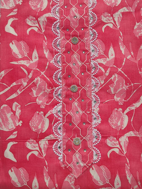 GC 80 BY GAURI COLLECTION Printed Pure Cotton Unstitched Dress Material - Image 3