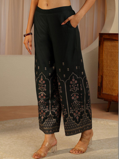 Libas Sacramento Green Floral Printed Viscose Rayon Co-Ord Set