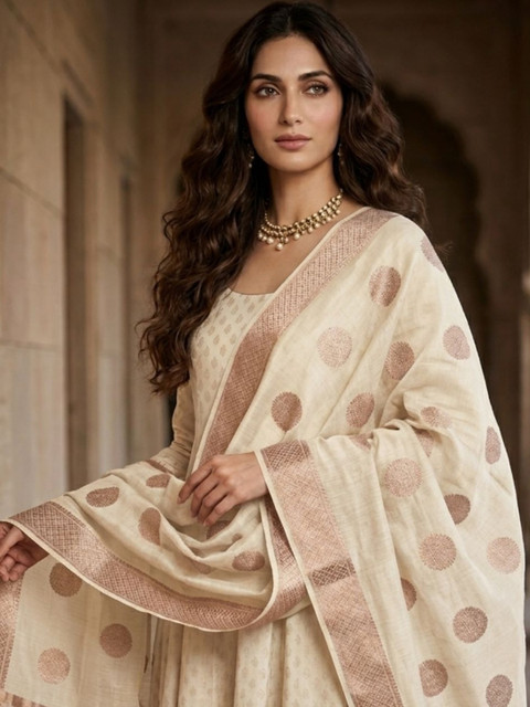 Dupatta Bazaar Woven Design Dupatta with Zari - Image 2