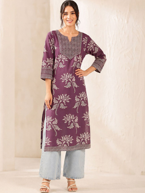 GULMEHAK Women Floral Printed Indie Prints Kurta