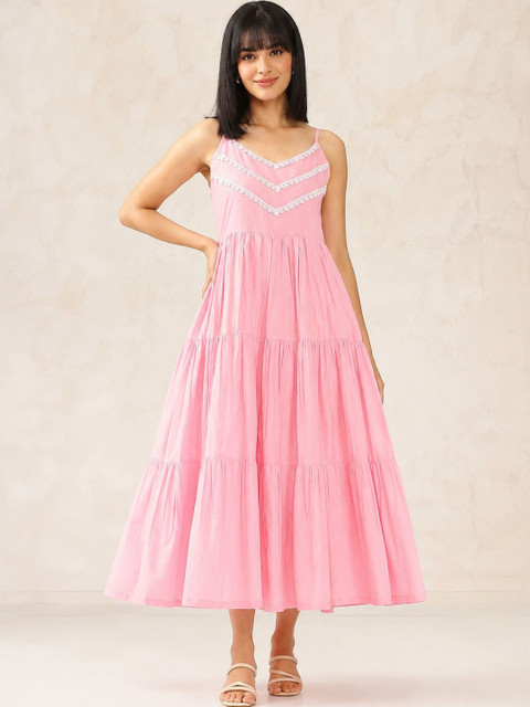 GULMEHAK Ruffled A-Line Midi Dress